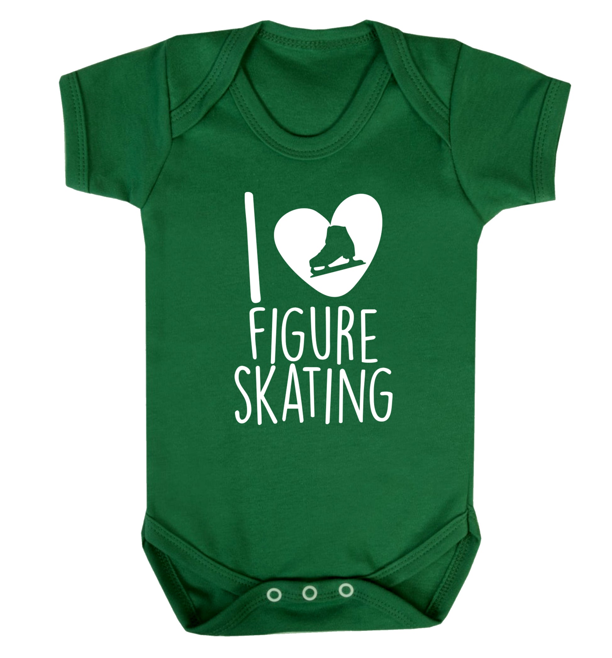 I love figure skating Baby Vest green 18-24 months