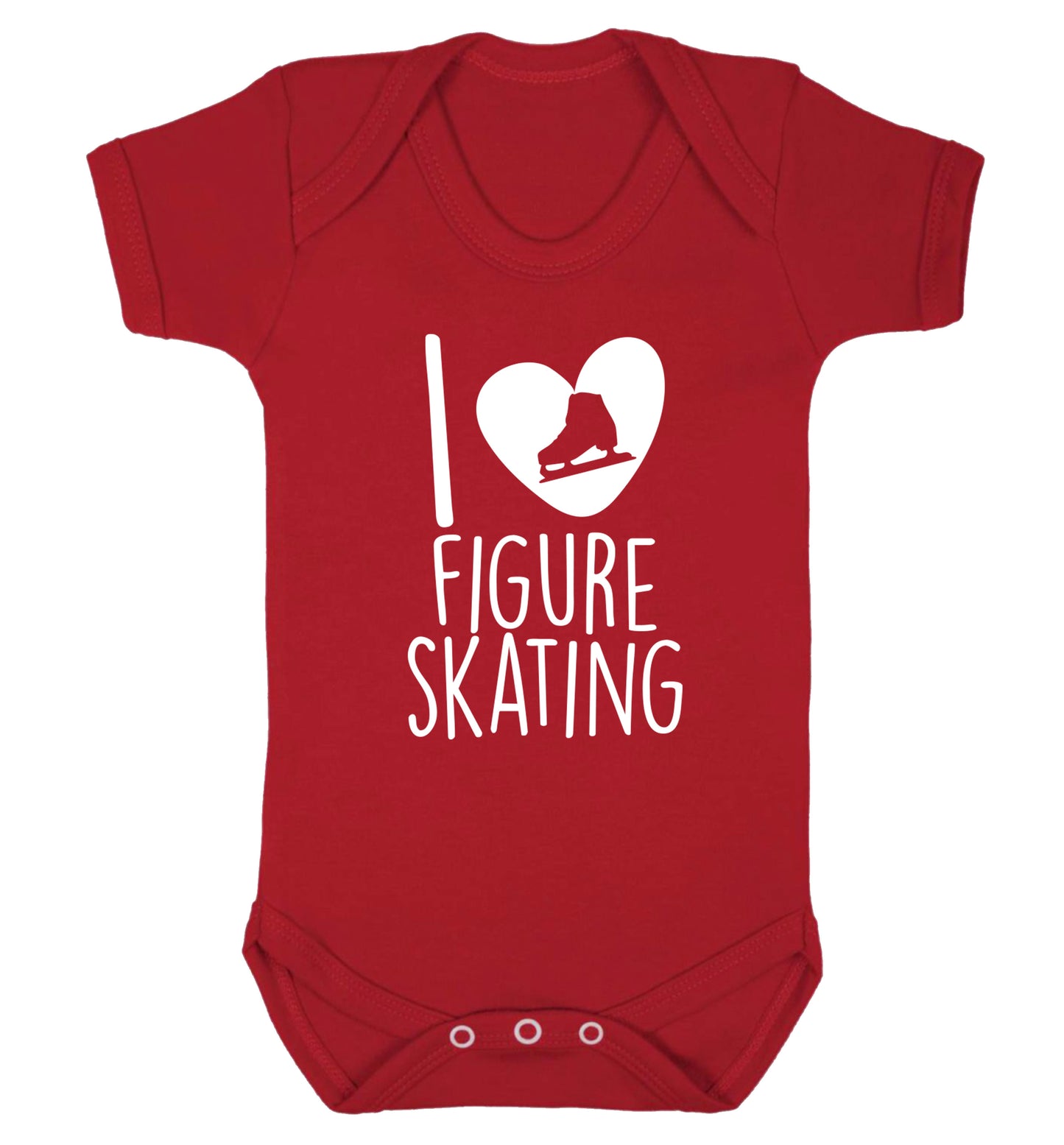 I love figure skating Baby Vest red 18-24 months