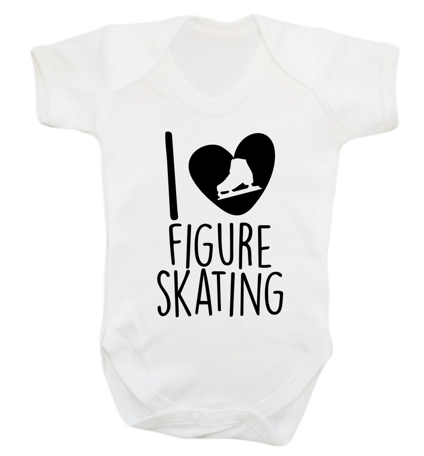 I love figure skating Baby Vest white 18-24 months