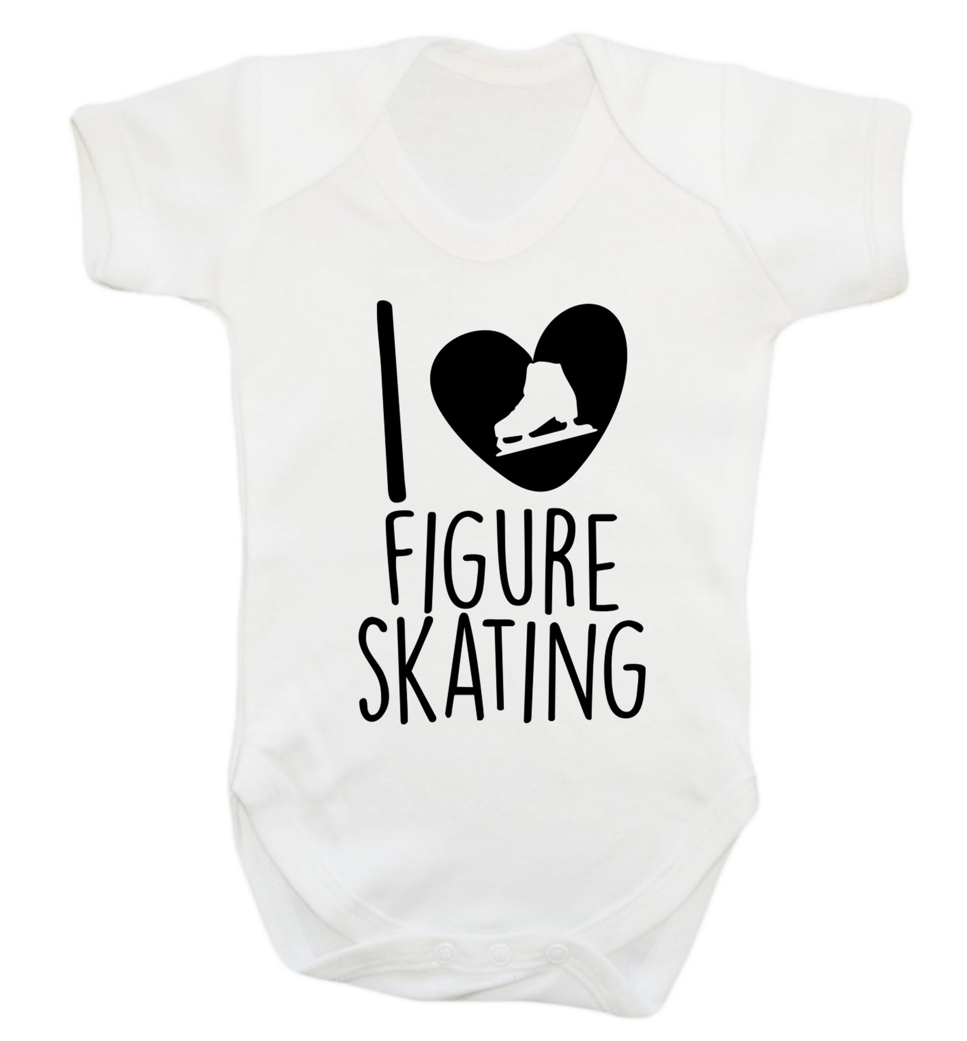 I love figure skating Baby Vest white 18-24 months