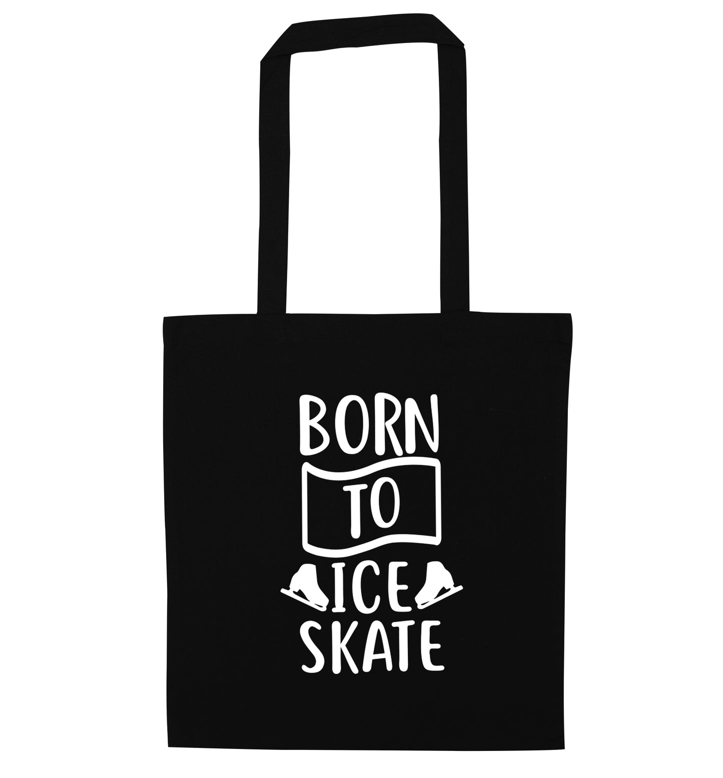 I ice skate because I like it not because I'm good at it black tote bag