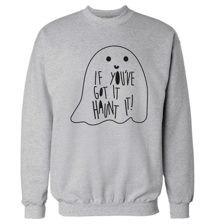If you've got it haunt it Adult's unisex grey Sweater 2XL