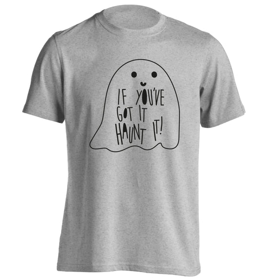 If you've got it haunt it adults unisex grey Tshirt 2XL