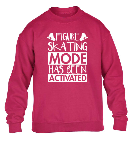 Figure skating mode activated children's pink sweater 12-14 Years
