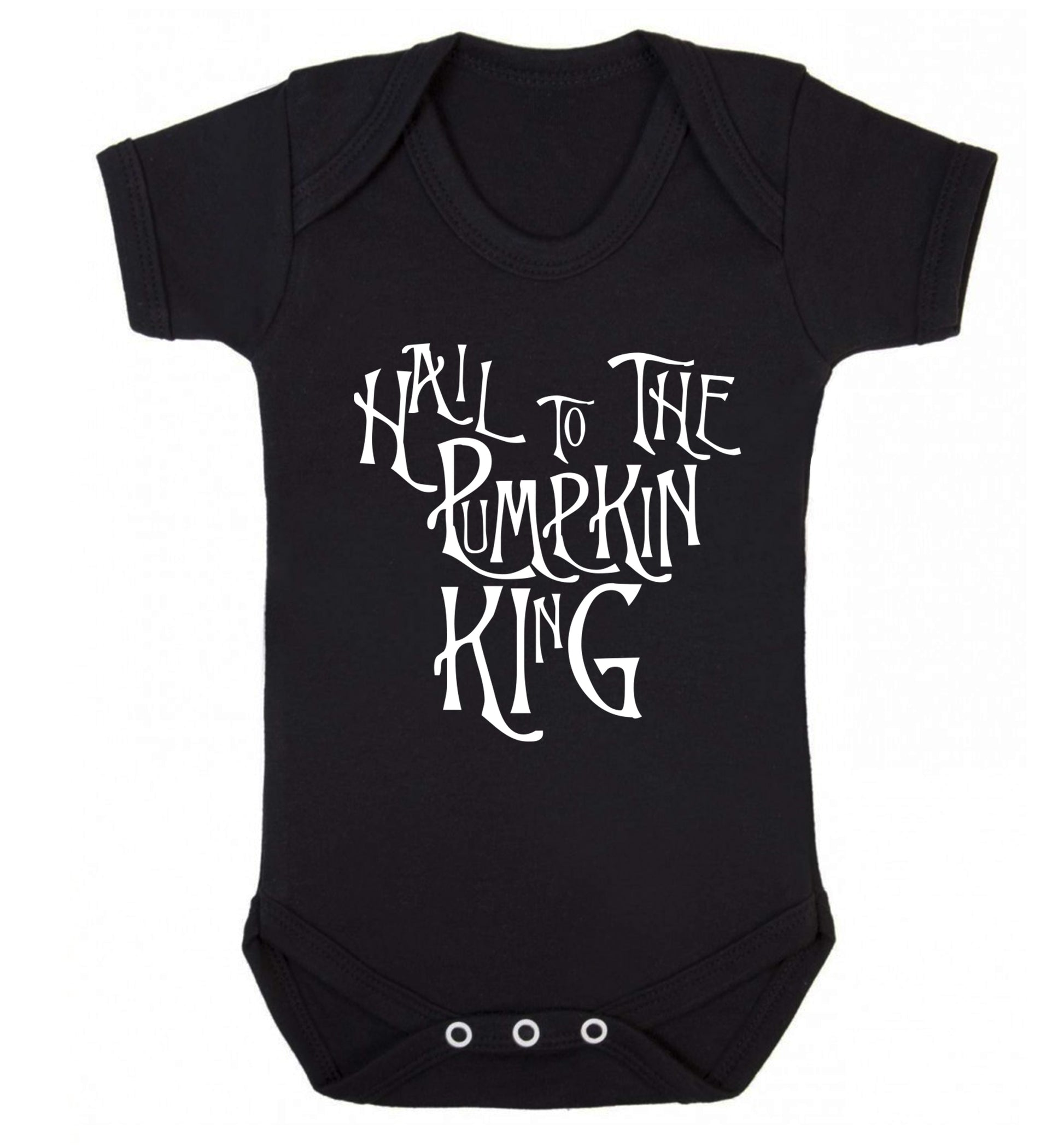 Hail to the pumpkin king Baby Vest black 18-24 months