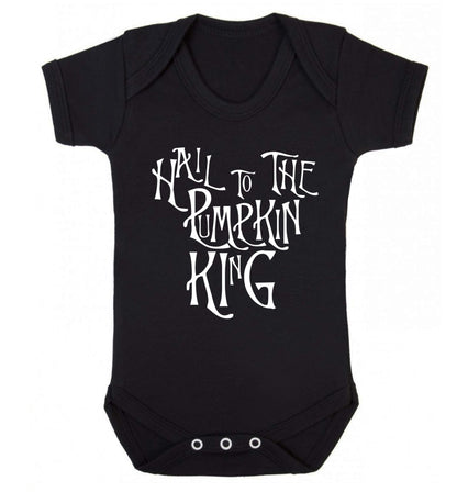 Hail to the pumpkin king Baby Vest black 18-24 months