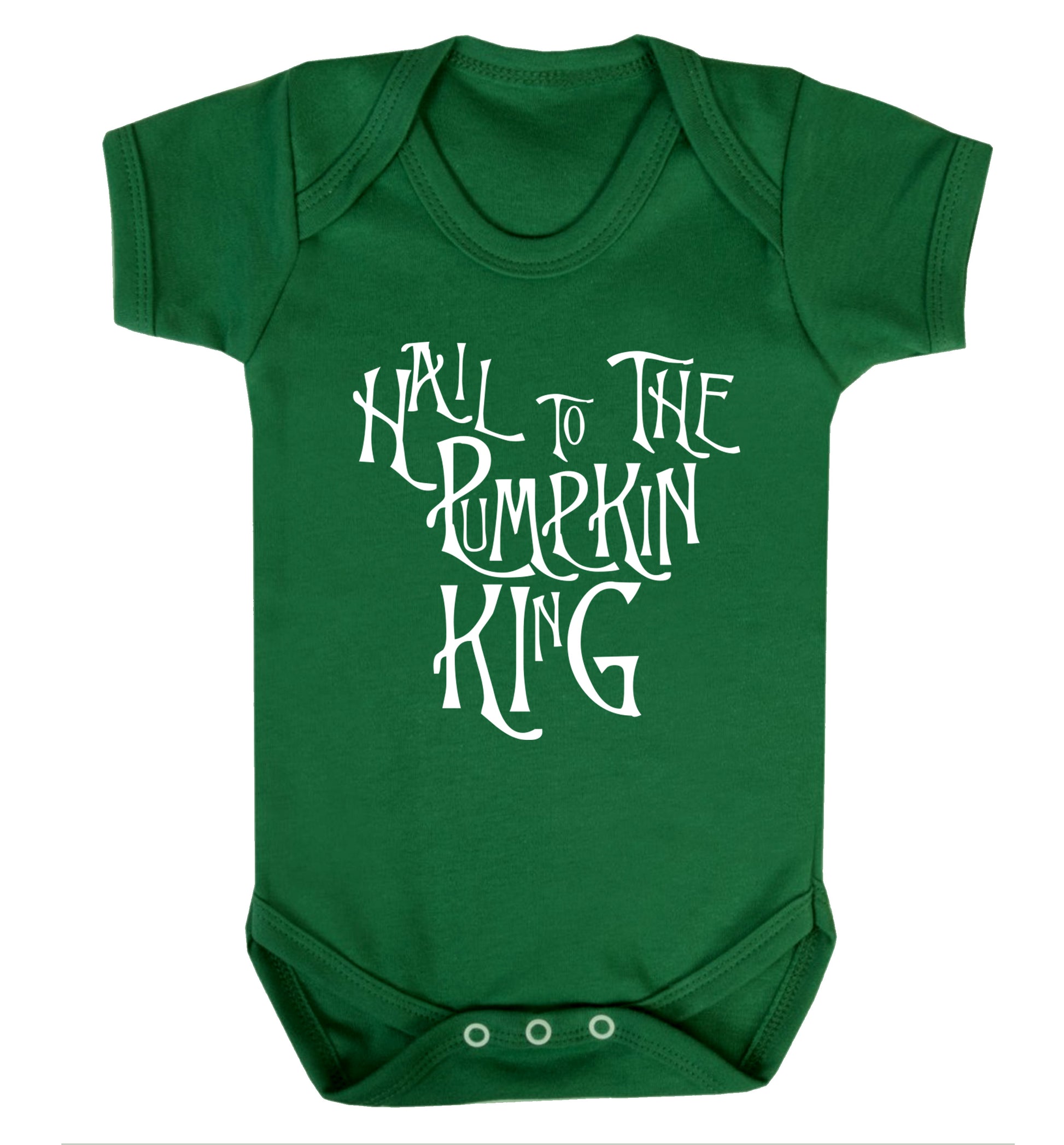Hail to the pumpkin king Baby Vest green 18-24 months