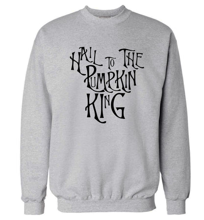 Hail to the pumpkin king Adult's unisex grey Sweater 2XL