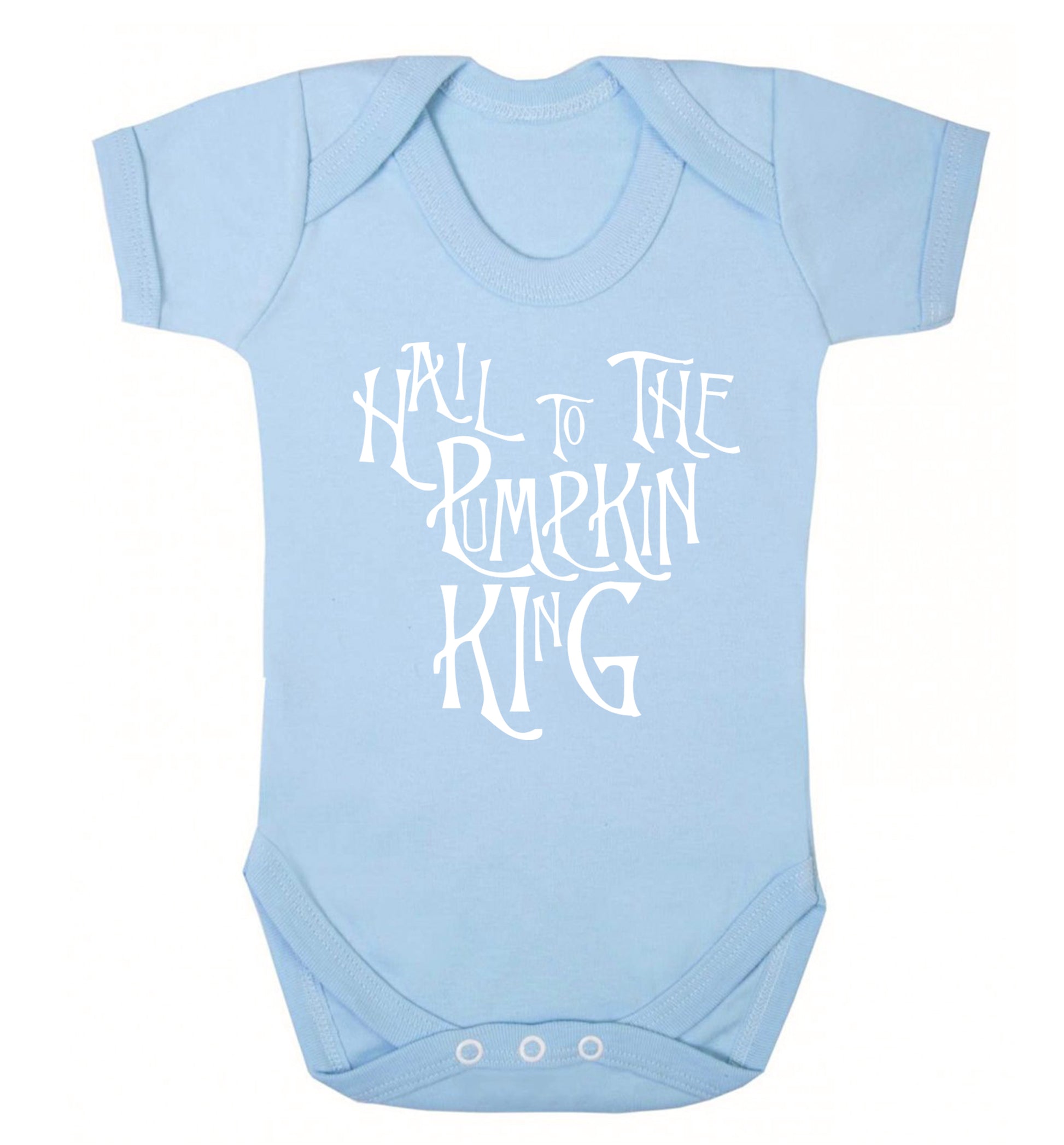 Hail to the pumpkin king Baby Vest pale blue 18-24 months