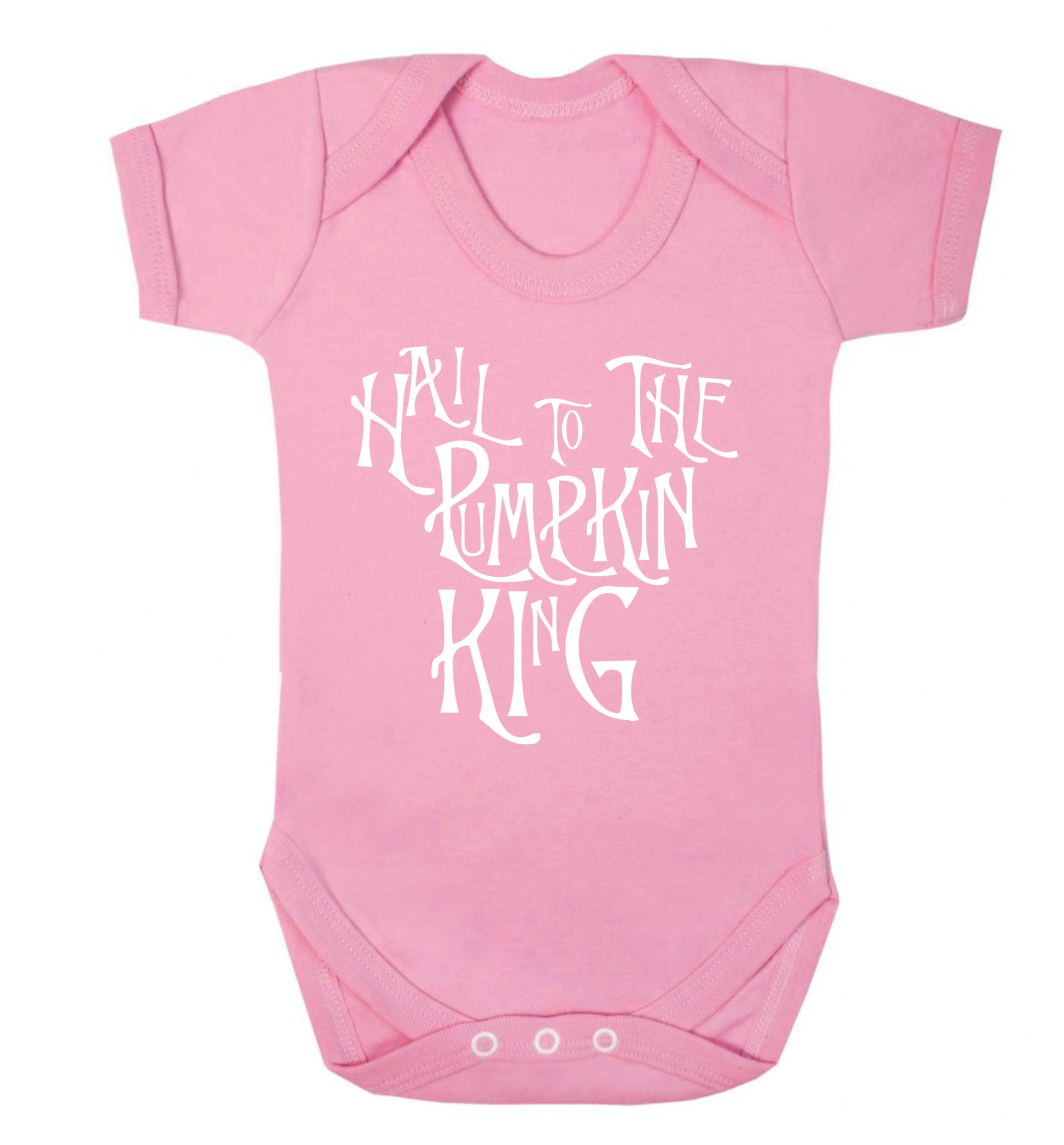 Hail to the pumpkin king Baby Vest pale pink 18-24 months