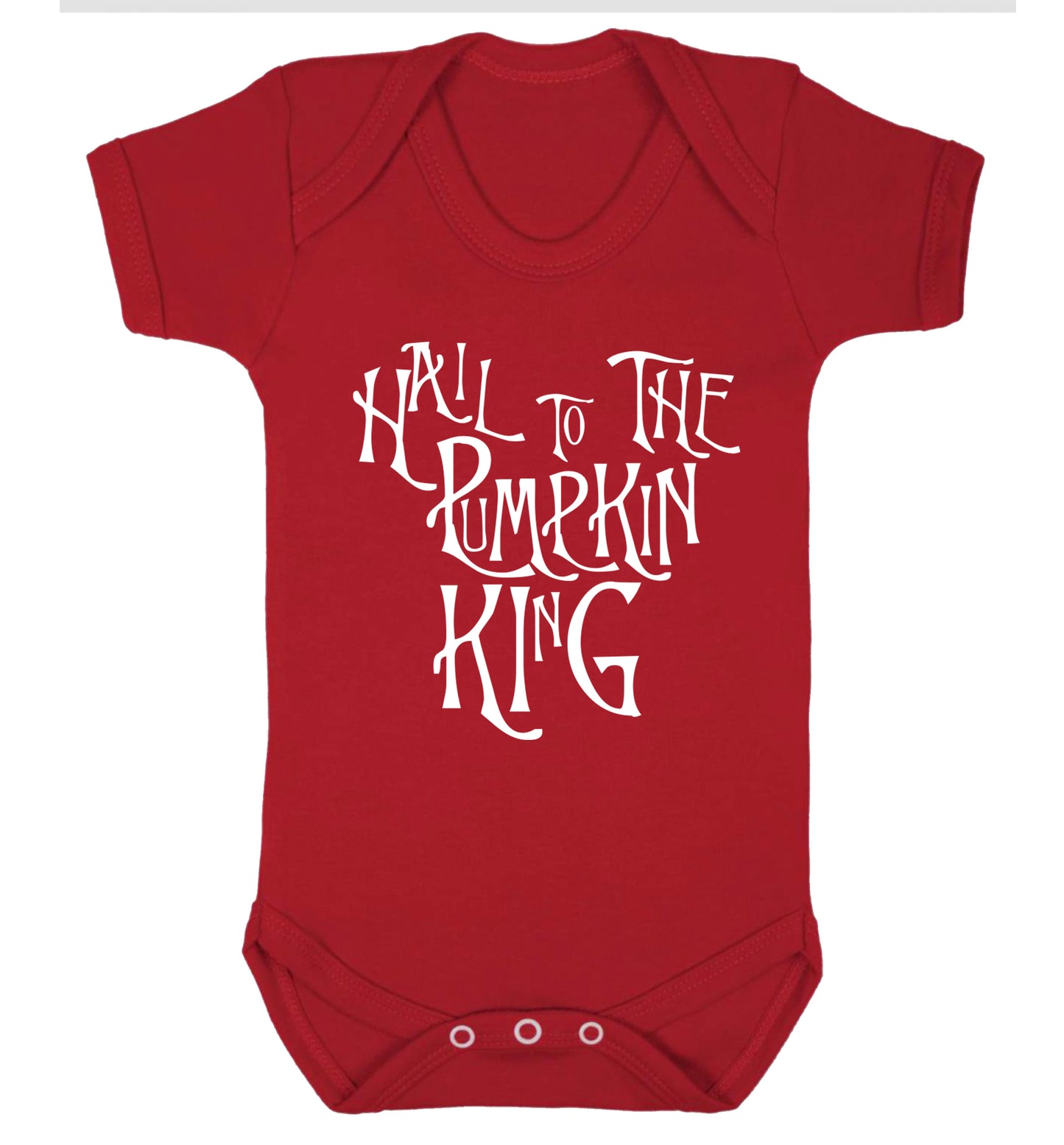Hail to the pumpkin king Baby Vest red 18-24 months