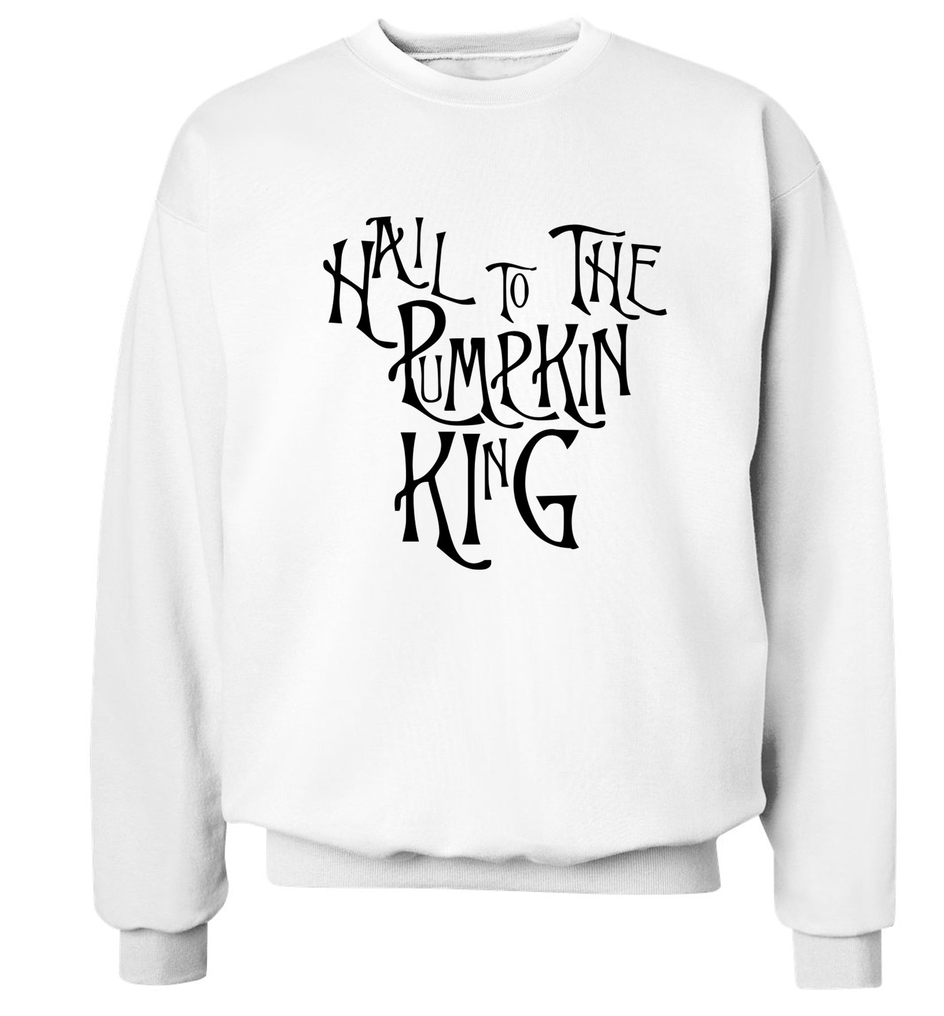 Hail to the pumpkin king Adult's unisex white Sweater 2XL
