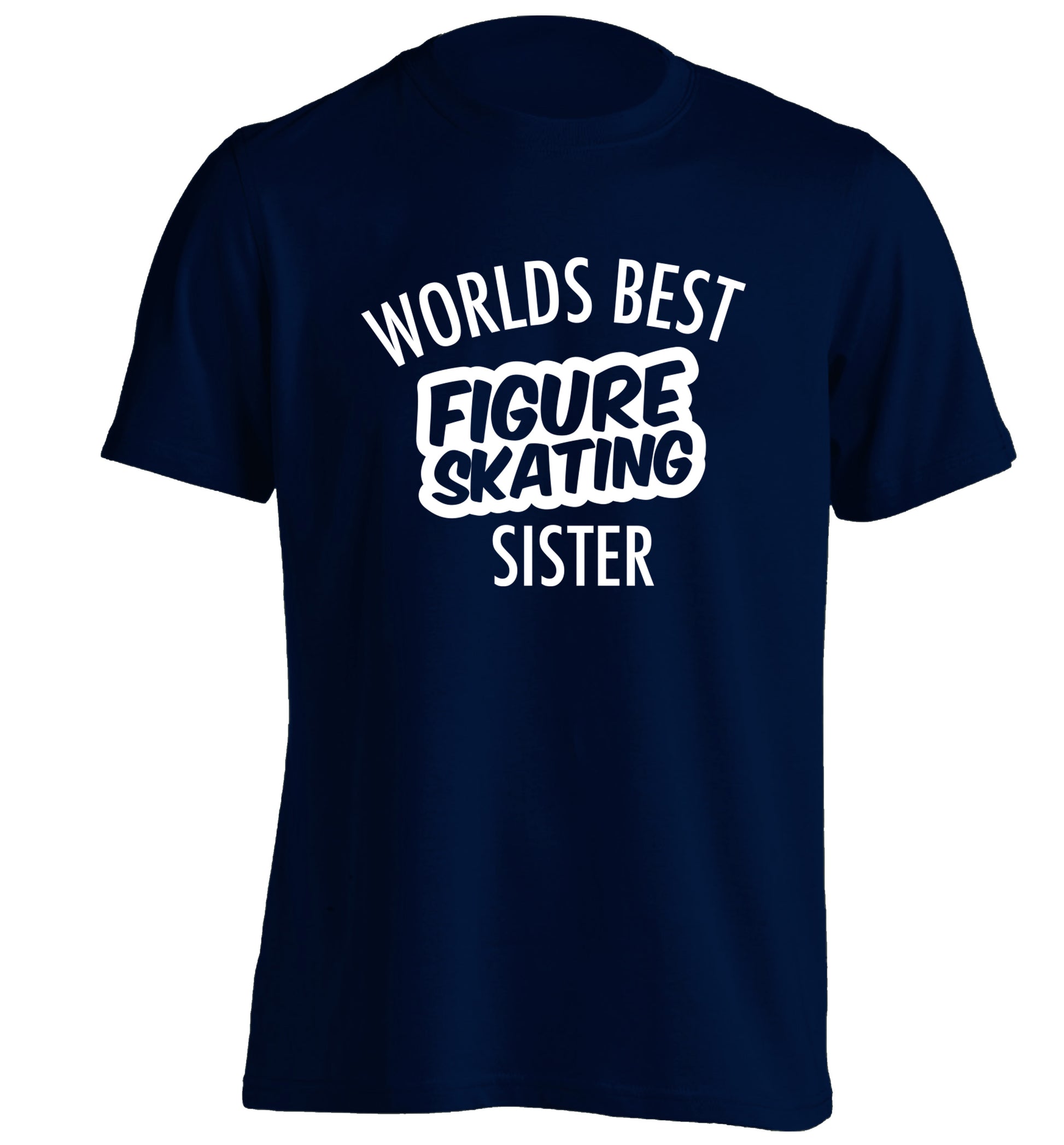 Worlds best figure skating sisteradults unisexnavy Tshirt 2XL