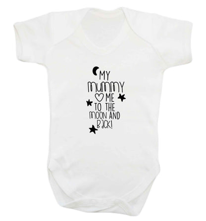 My mum loves me to the moon and back baby vest white 18-24 months