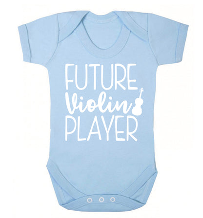 Future Violin Player Baby Vest pale blue 18-24 months