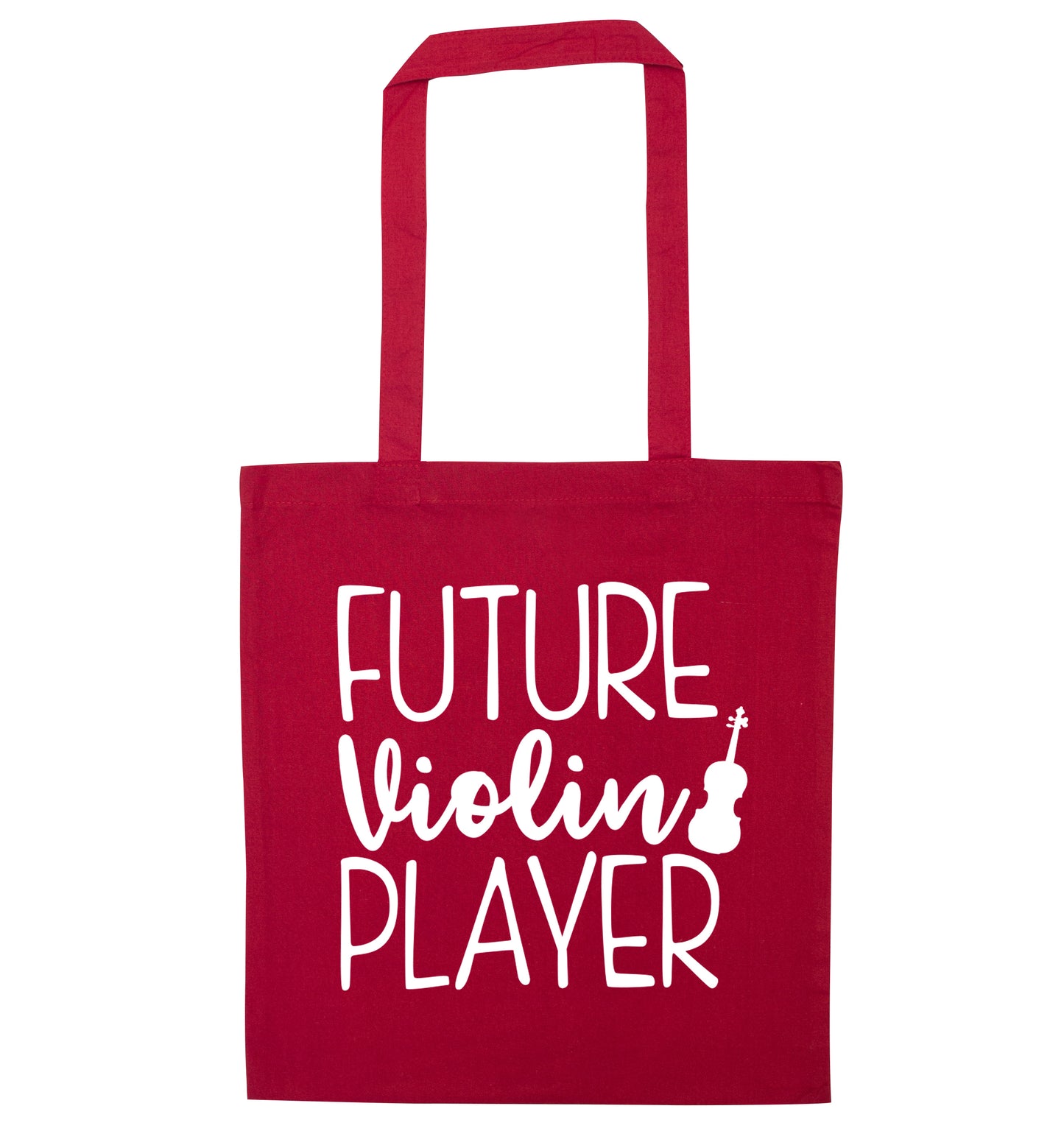 Future Violin Player red tote bag