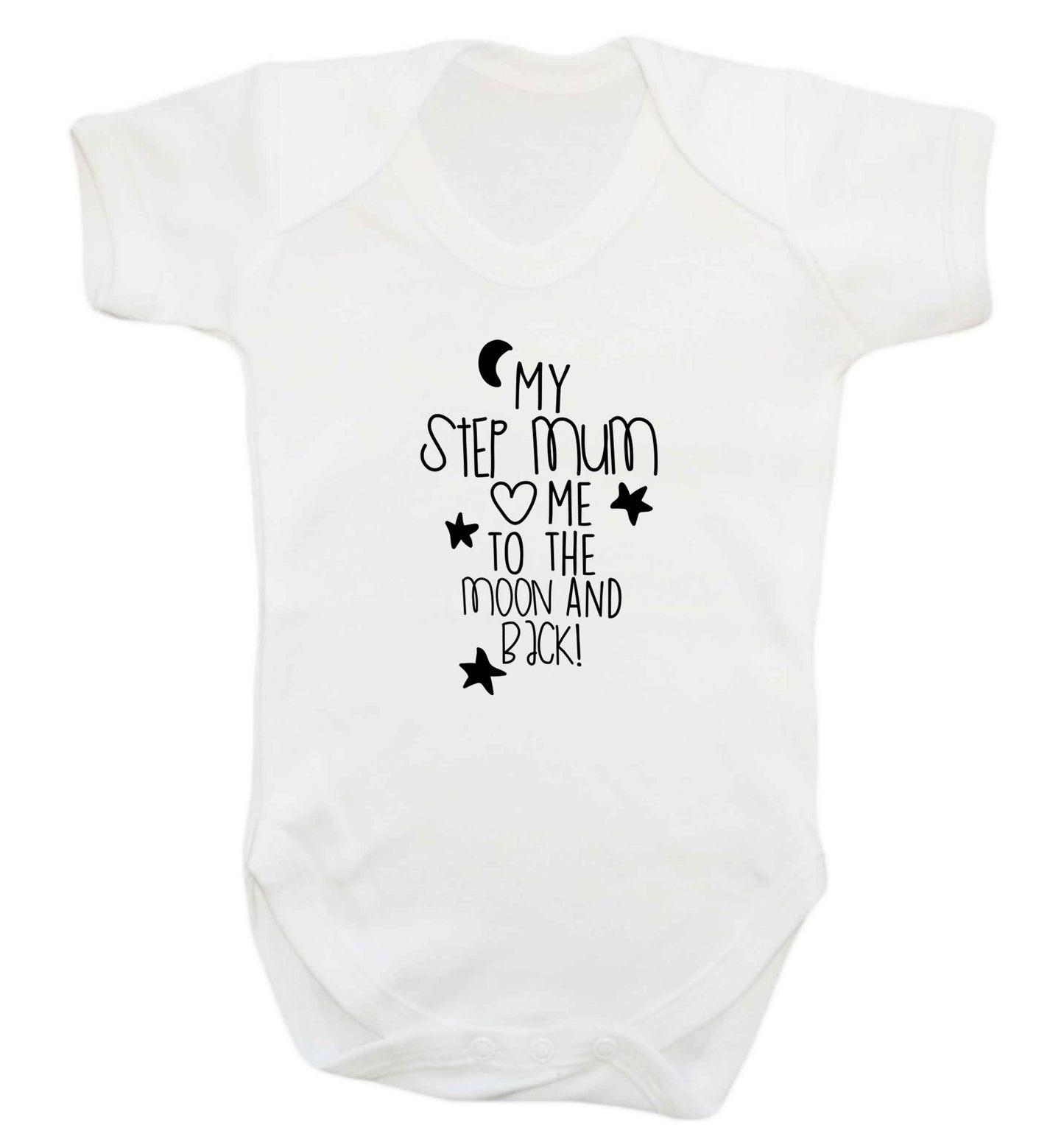 My step-mum loves me to the moon and back baby vest white 18-24 months