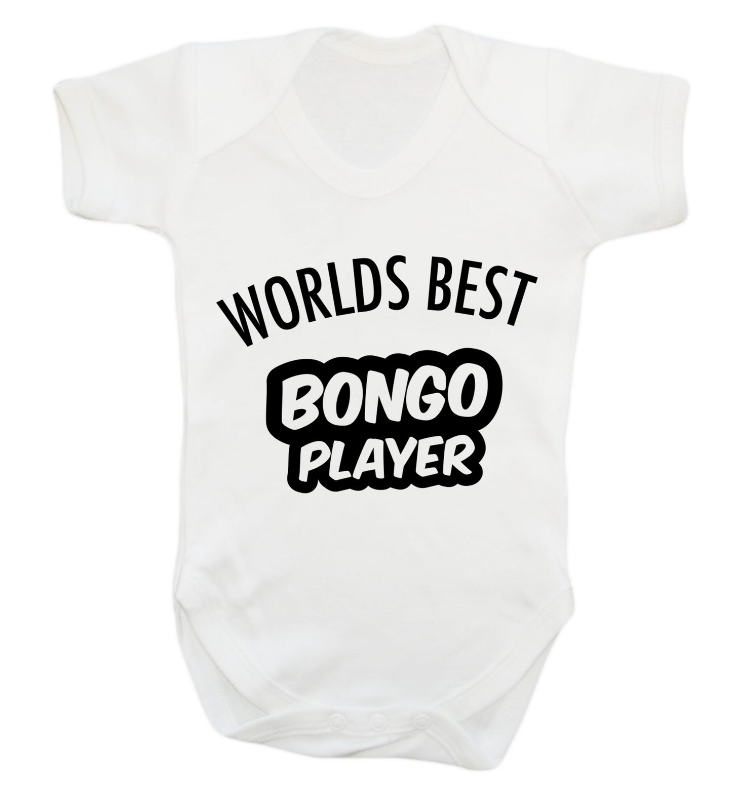 Worlds best bongo player Baby Vest white 18-24 months