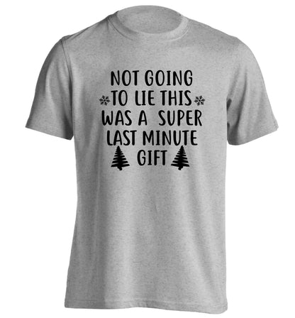 Not going to lie this was a super last minute gift adults unisex grey Tshirt 2XL
