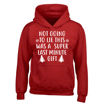 Not going to lie this was a super last minute gift children's red hoodie 12-13 Years