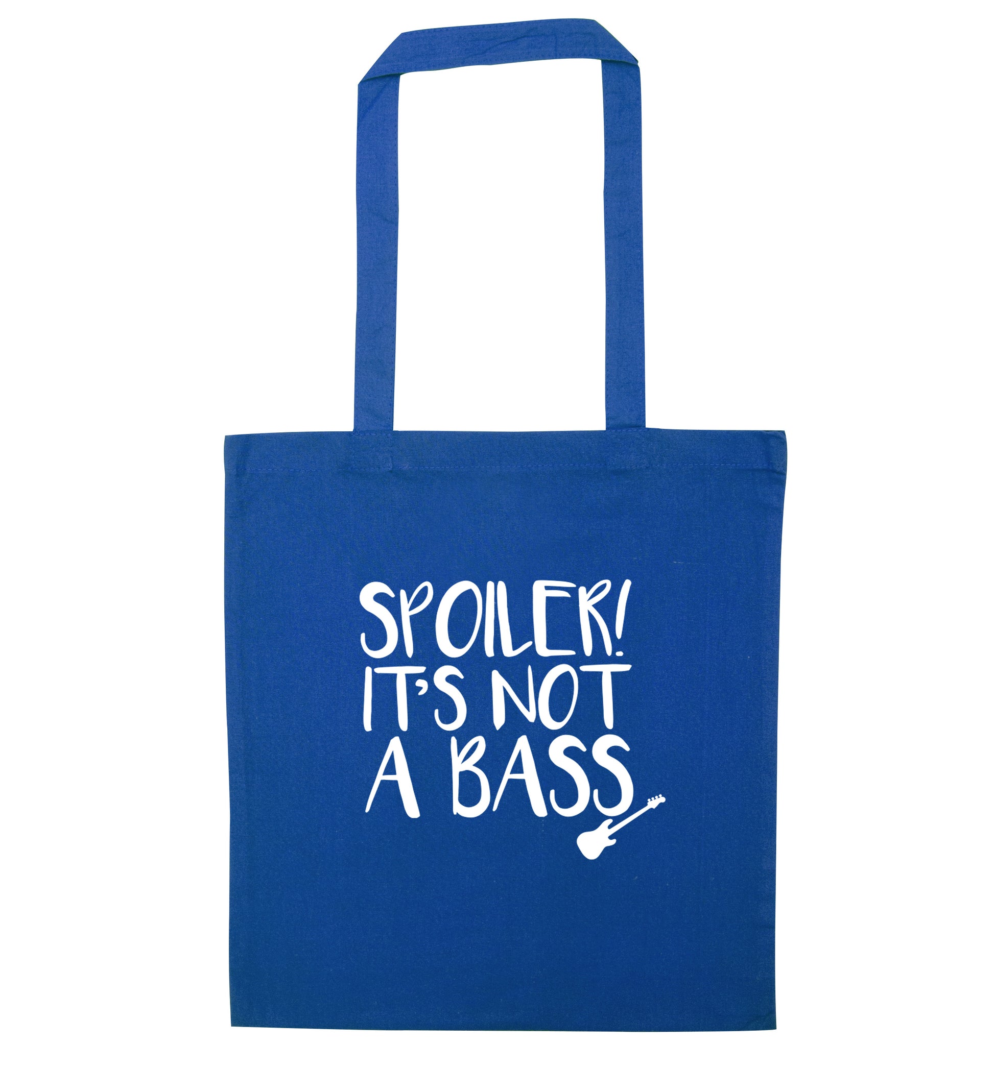 Spoiler it's not a bass blue tote bag