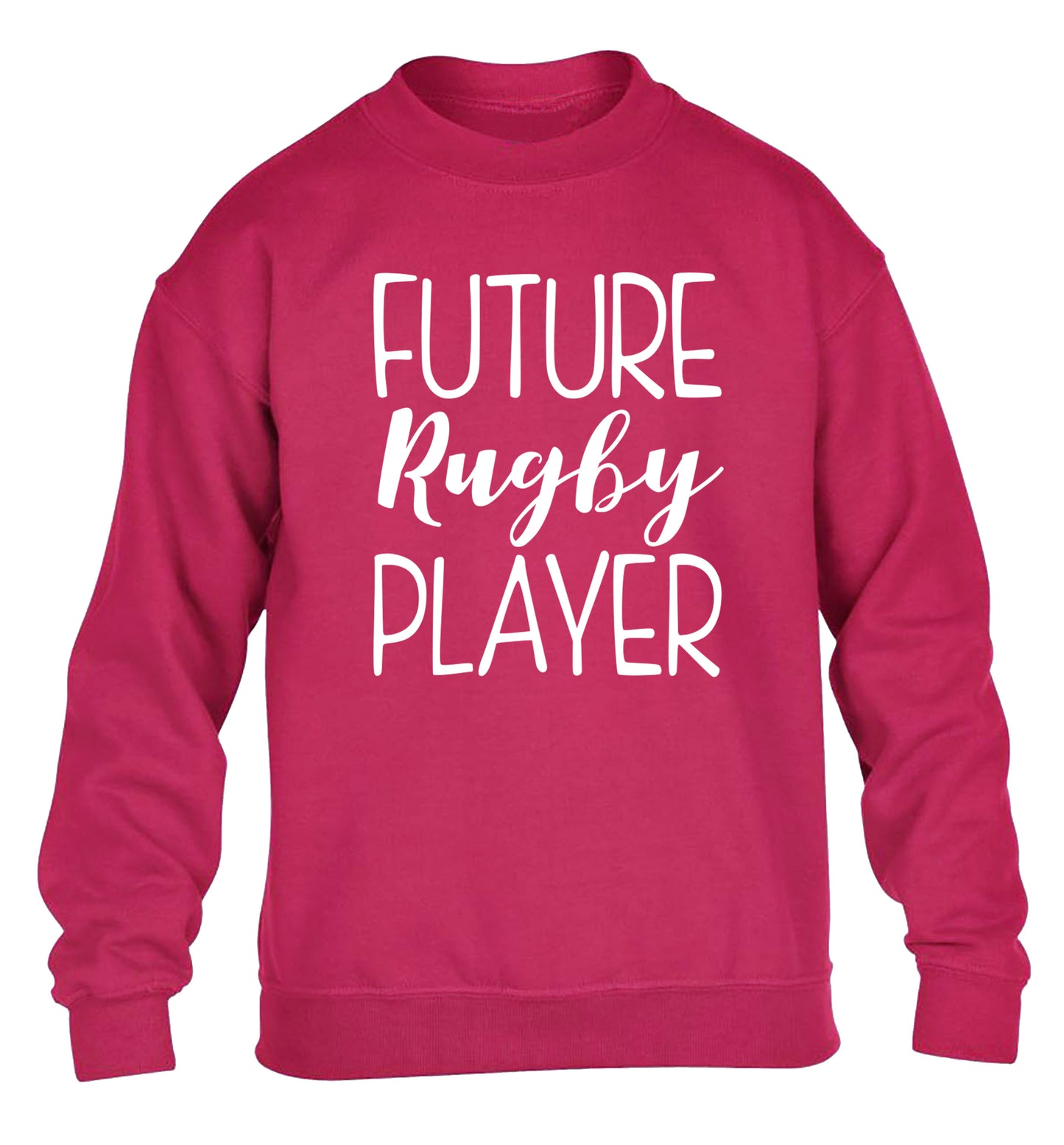Future rugby player children's pink sweater 12-13 Years