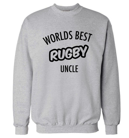 Worlds best rugby uncle Adult's unisex grey Sweater 2XL