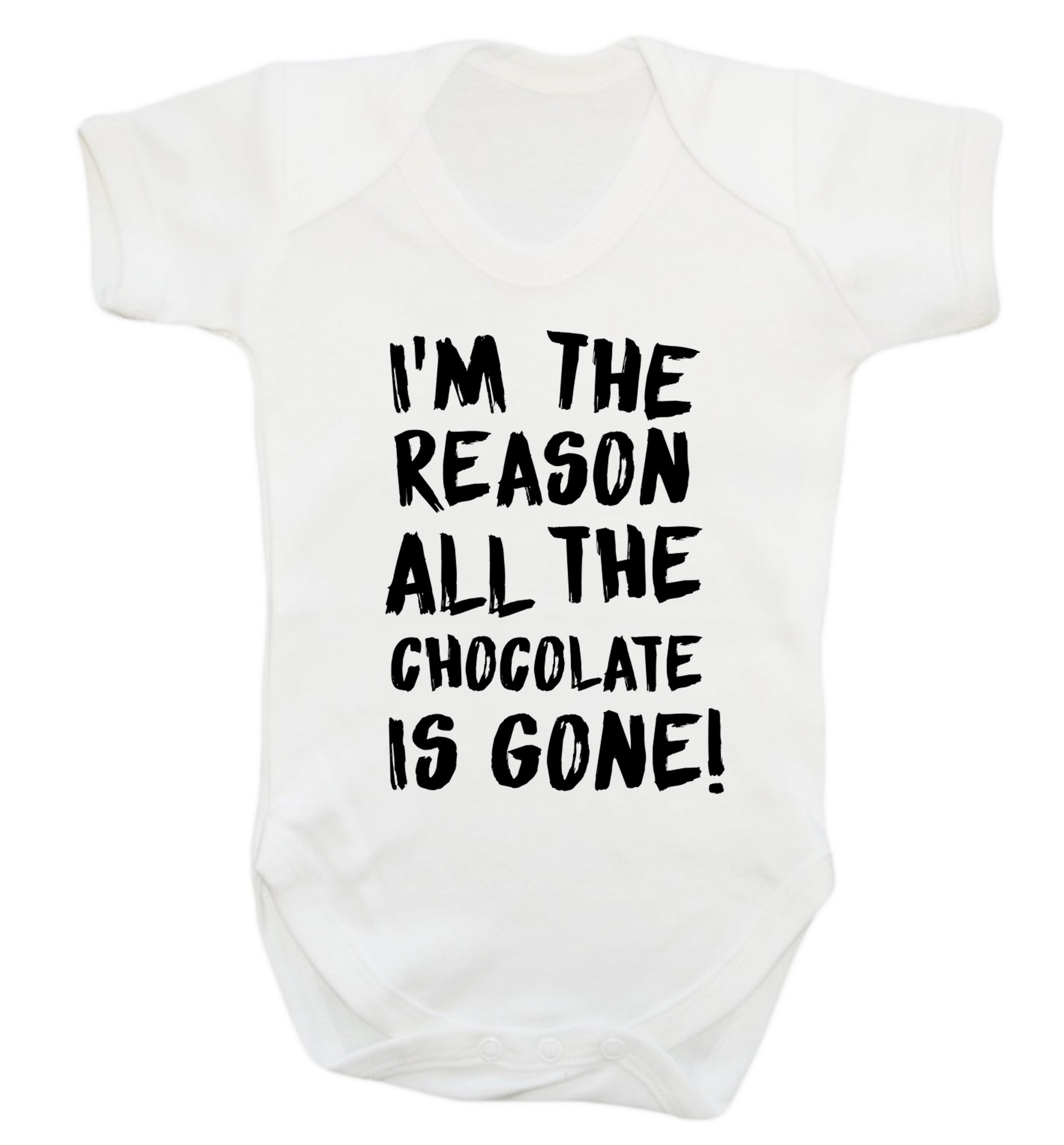 I'm the reason all the eggnog is gone Baby Vest white 18-24 months