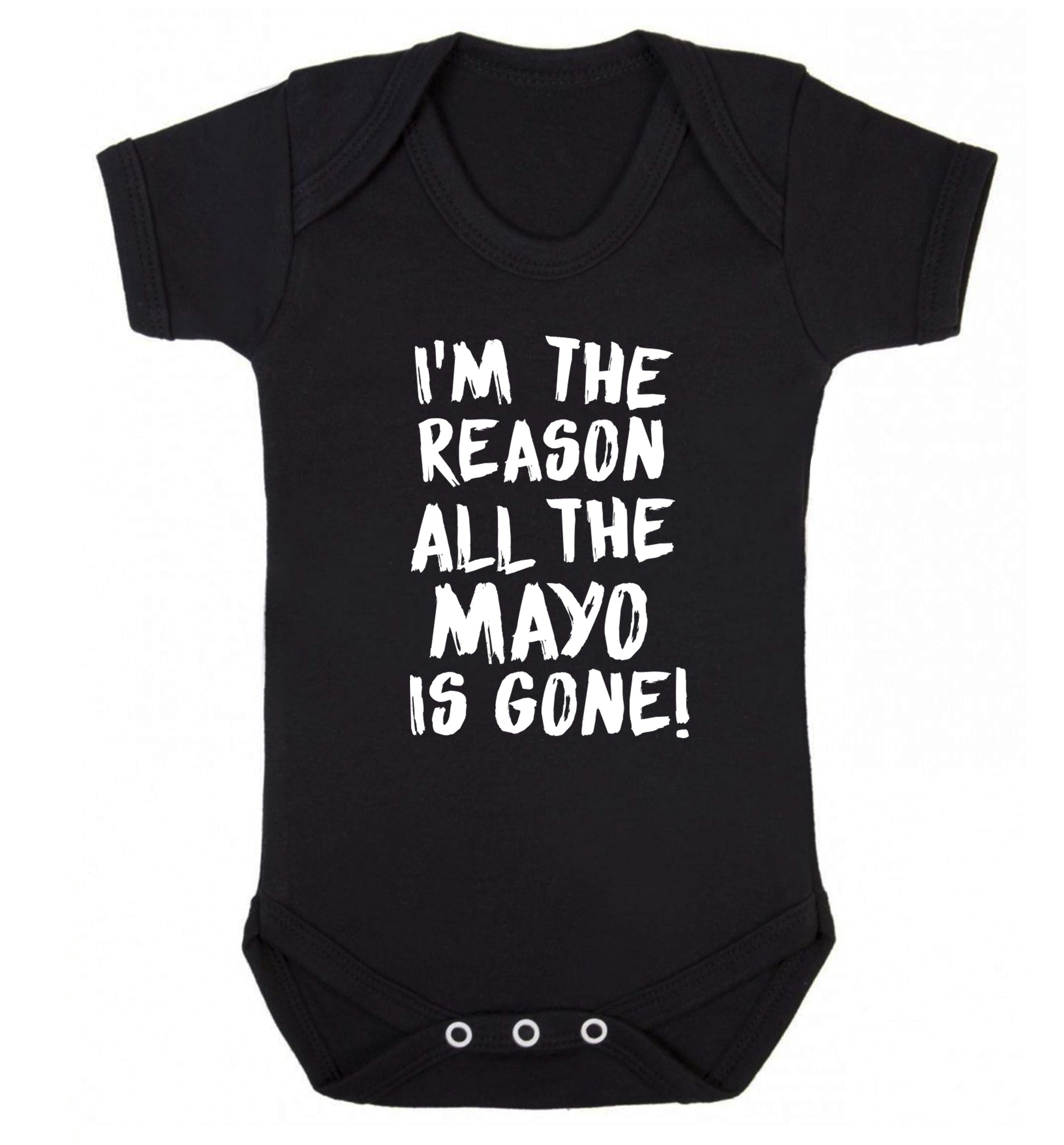 I'm the reason why all the mayo is gone Baby Vest black 18-24 months