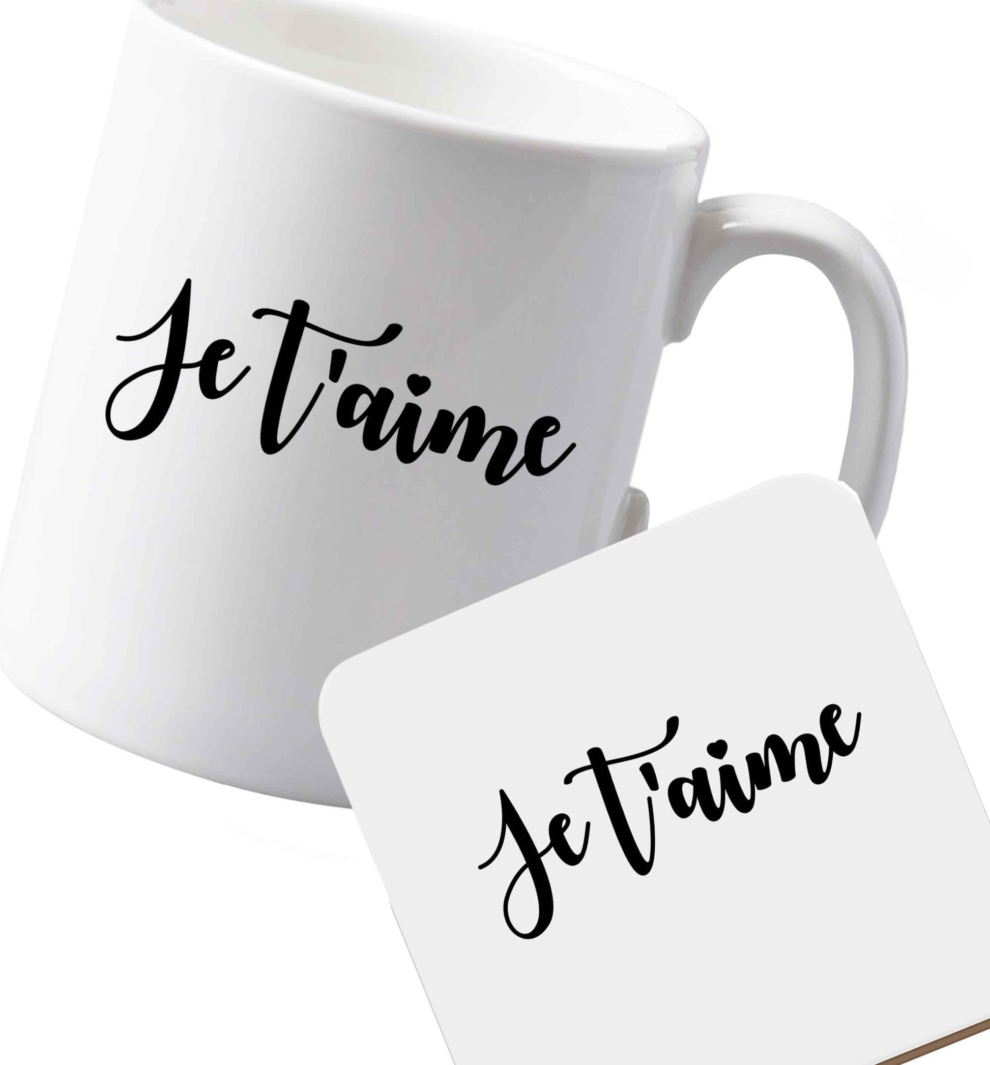 10 oz Ceramic mug and coaster Favourite Type Pan Pancake both sides