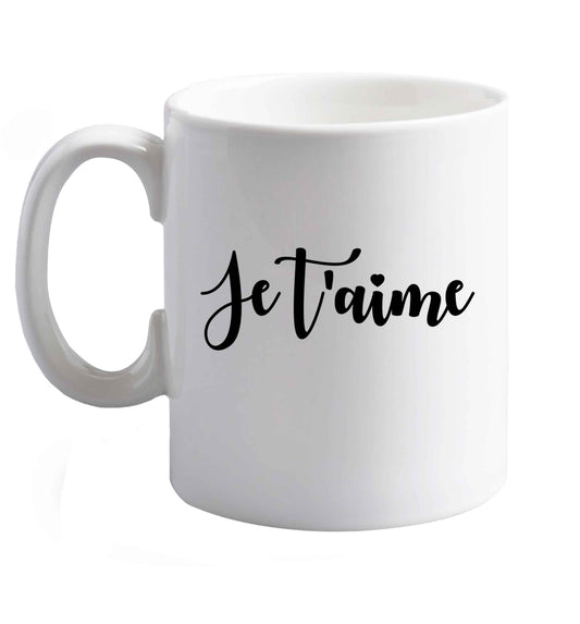 10 oz Favourite Type Pan Pancake ceramic mug right handed
