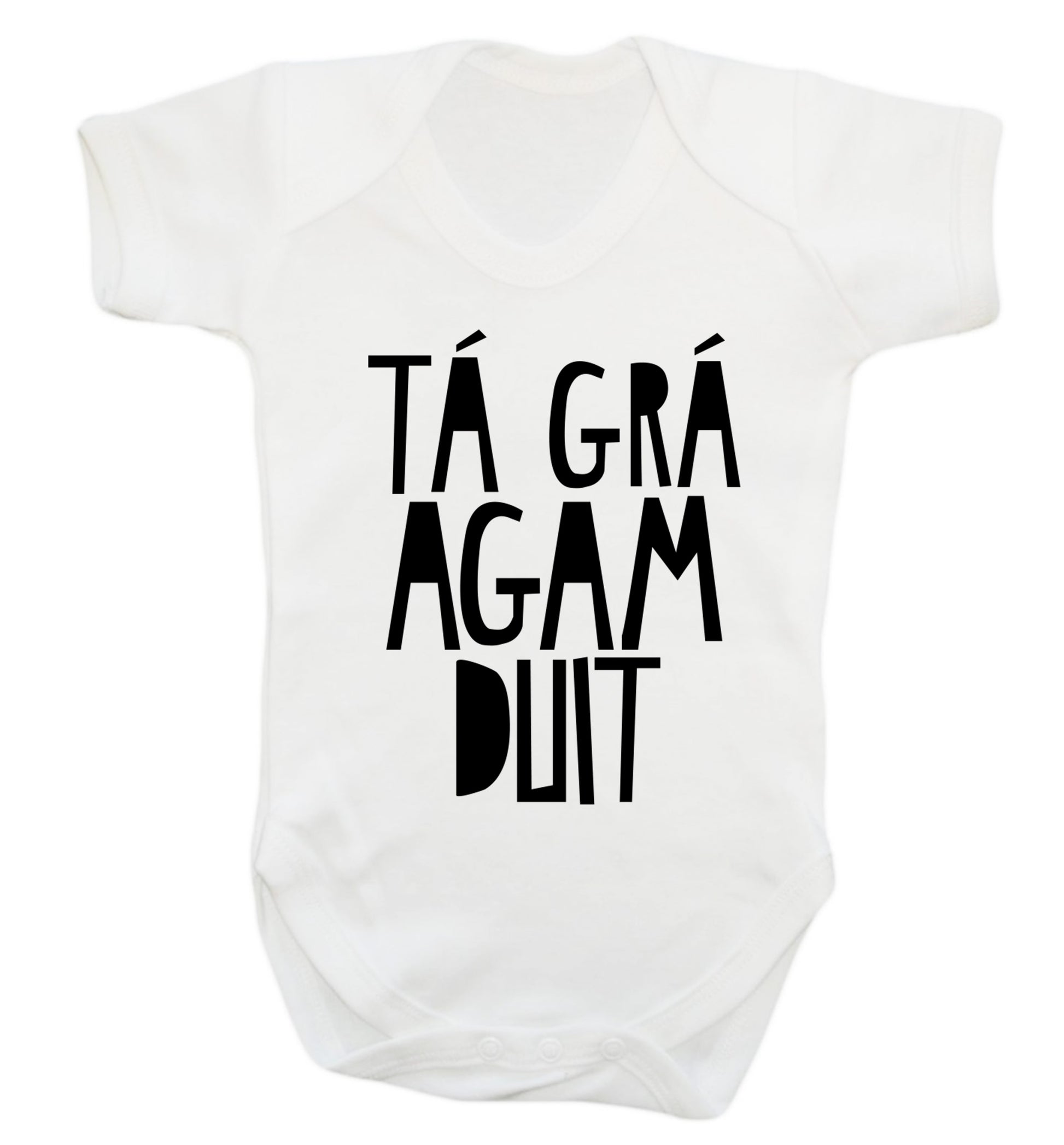T‚Äö√Ñ¬∞ gr‚Äö√Ñ¬∞ agam duit - I love you Baby Vest white 18-24 months