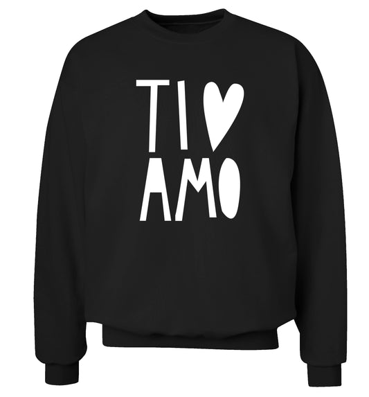 Ti amo - I love you Adult's unisex black Sweater 2XL