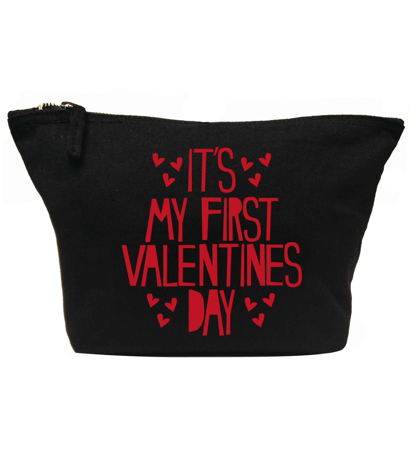Hearts It's my First Valentine's Day | Makeup / wash bag