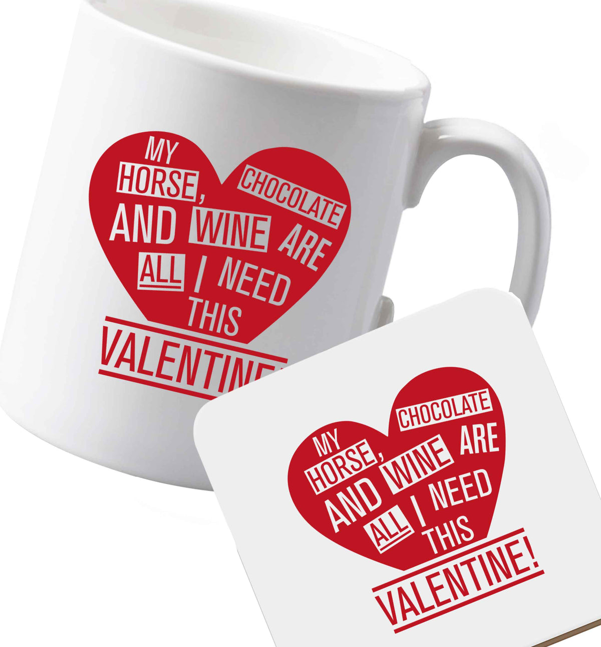 10 oz Ceramic mug and coaster Favourite Type Pan Pancake both sides
