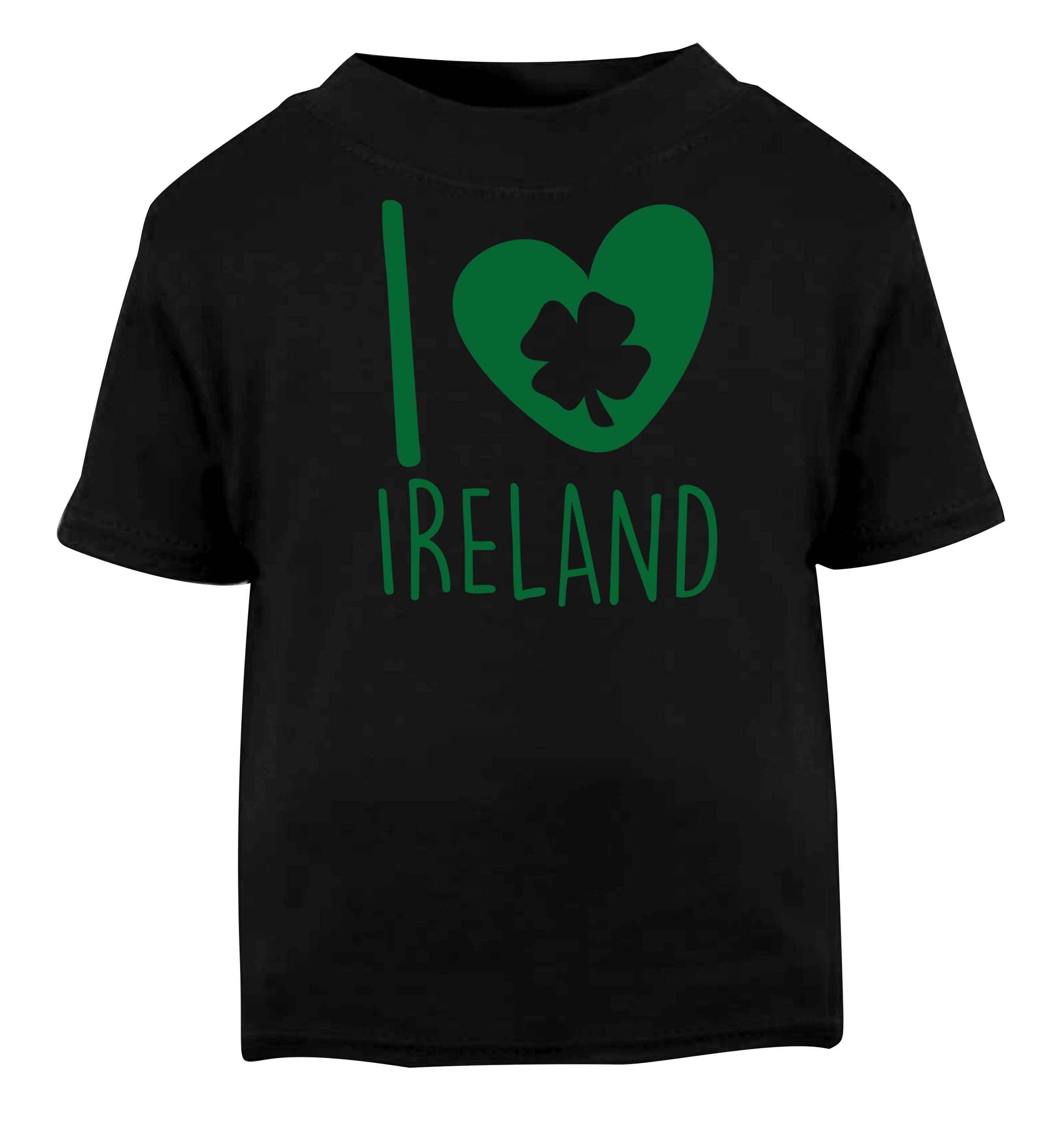 I love Ireland Black baby toddler Tshirt 2 years