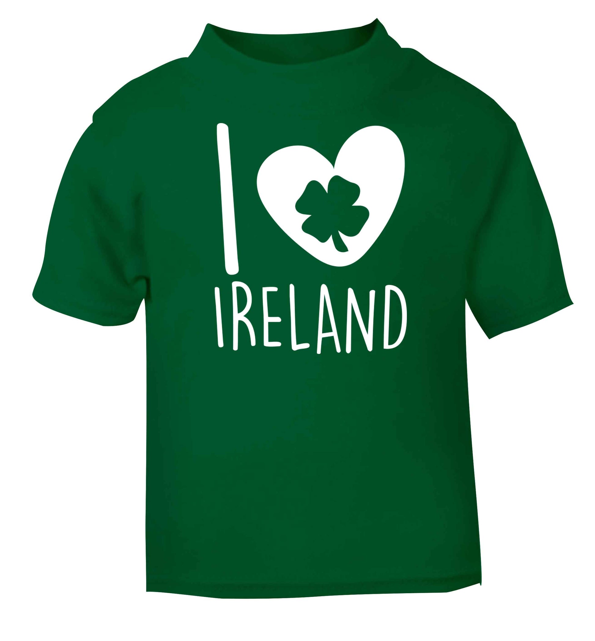 I love Ireland green baby toddler Tshirt 2 Years