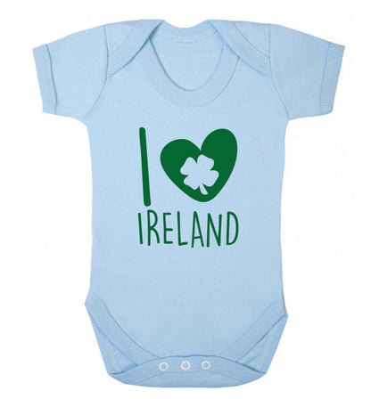 I love Ireland baby vest pale blue 18-24 months