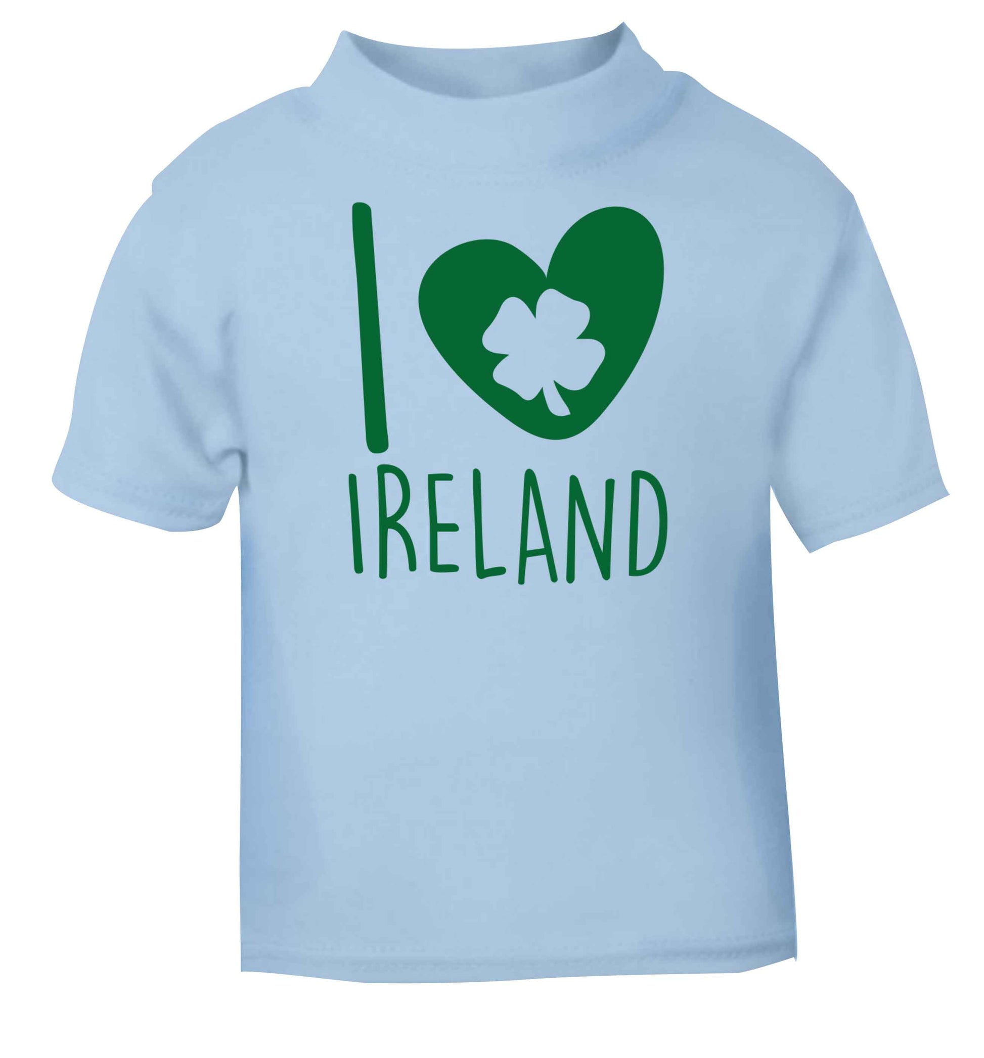 I love Ireland light blue baby toddler Tshirt 2 Years