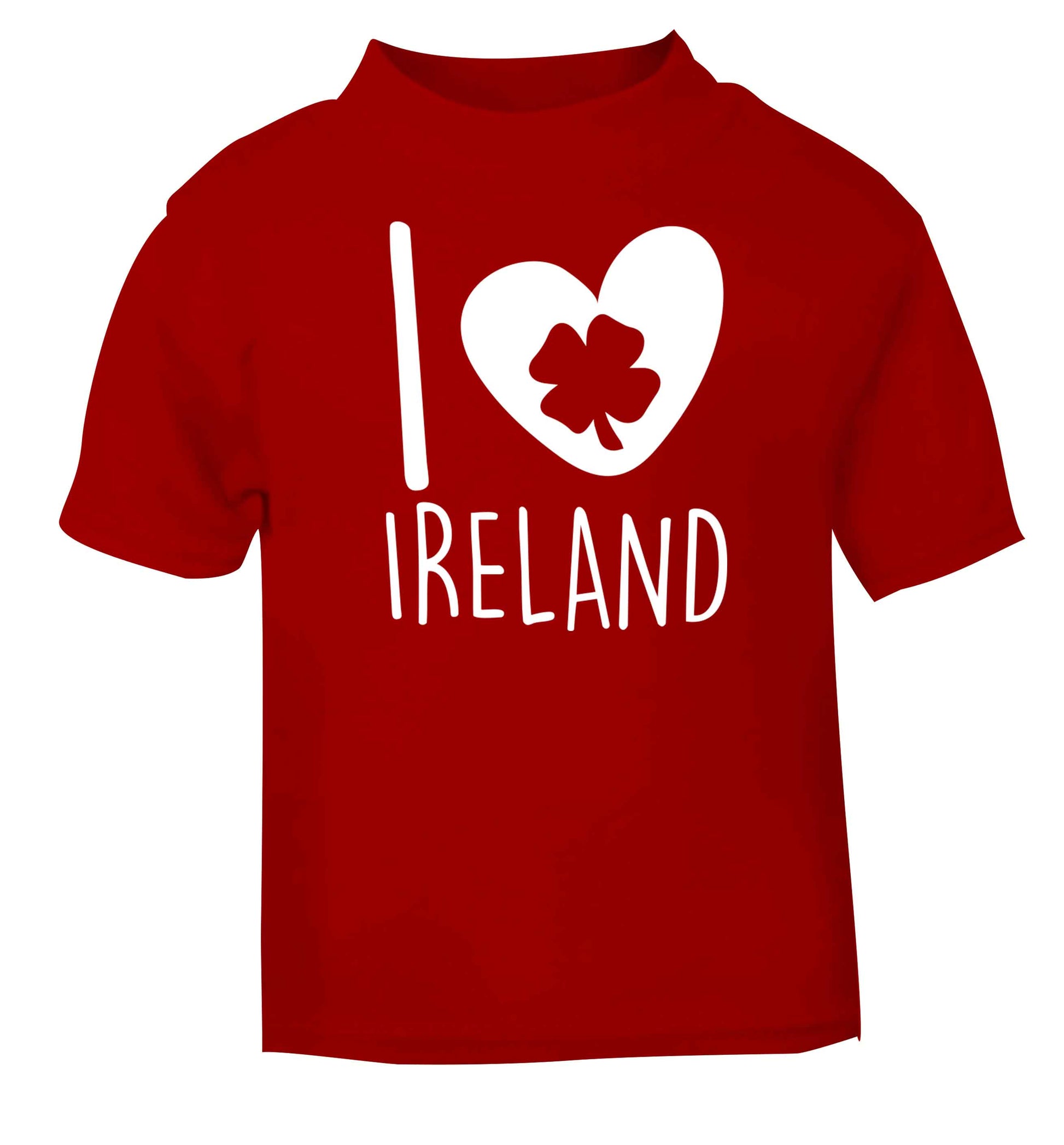 I love Ireland red baby toddler Tshirt 2 Years