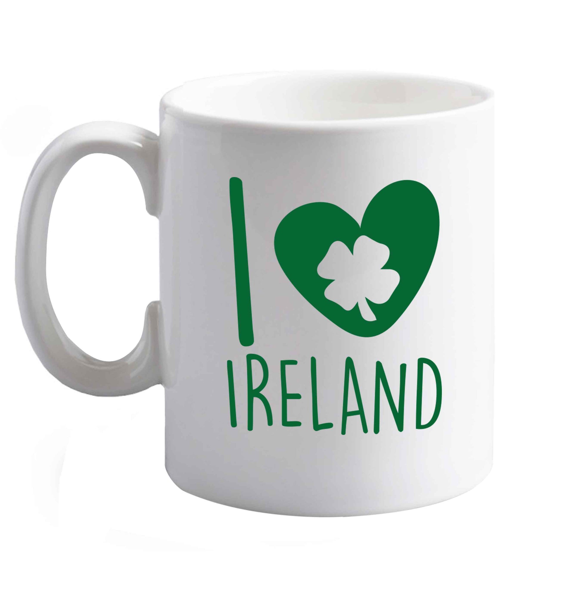 10 oz Favourite Type Pan Pancake ceramic mug right handed
