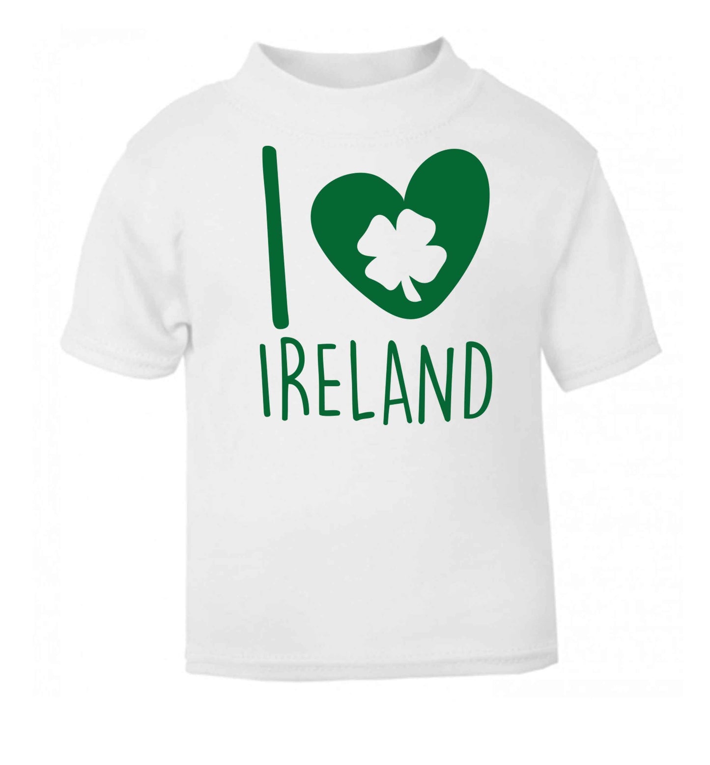I love Ireland white baby toddler Tshirt 2 Years