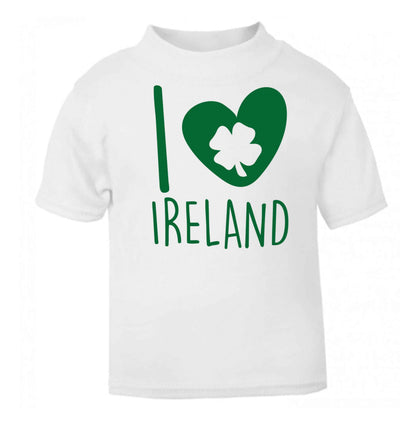 I love Ireland white baby toddler Tshirt 2 Years