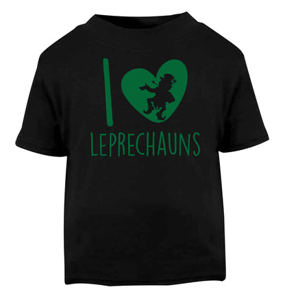 I love leprechauns Black baby toddler Tshirt 2 years