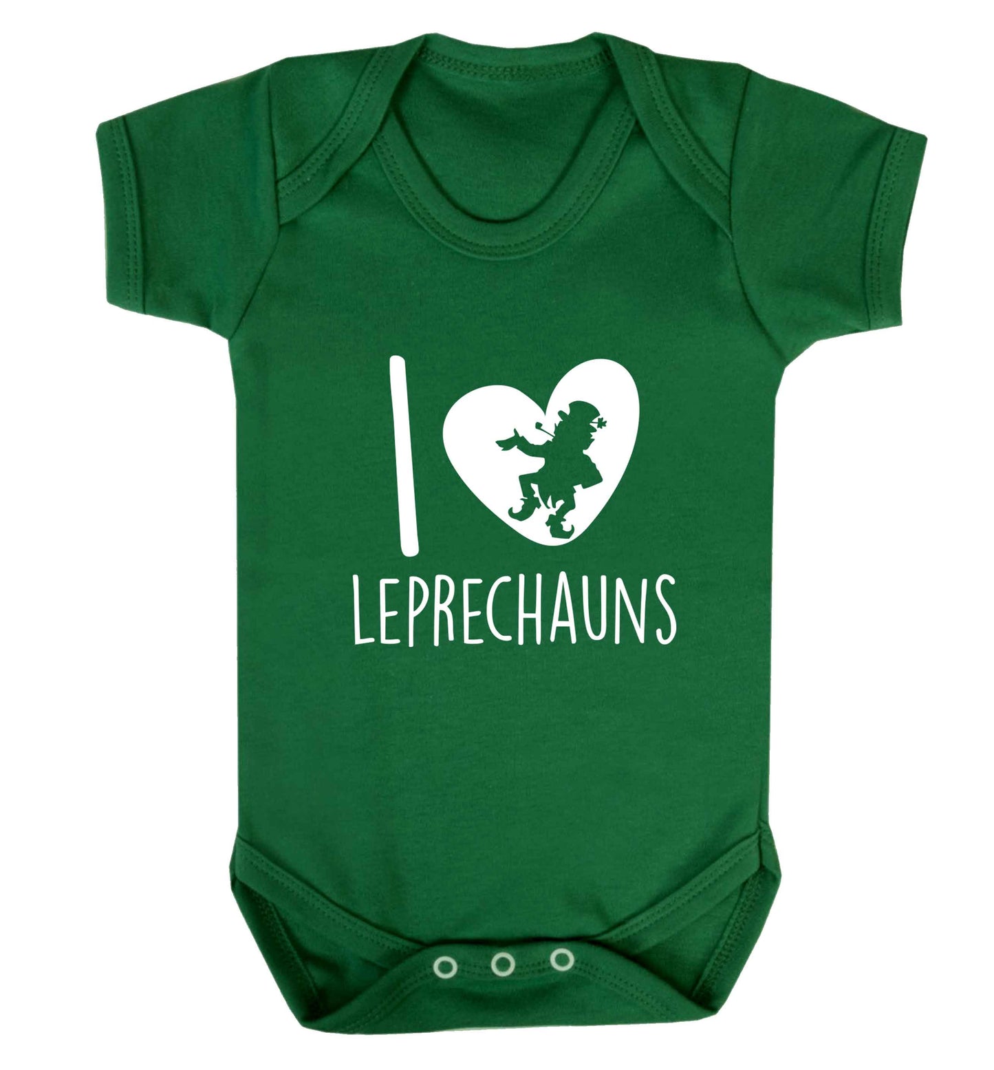 I love leprechauns baby vest green 18-24 months