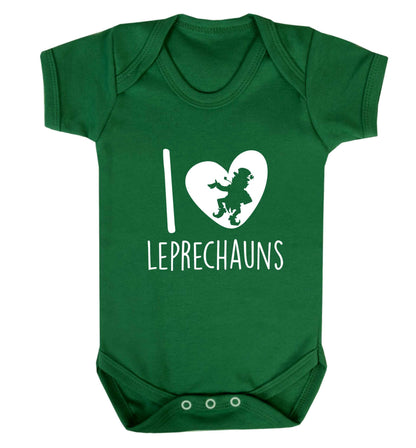 I love leprechauns baby vest green 18-24 months