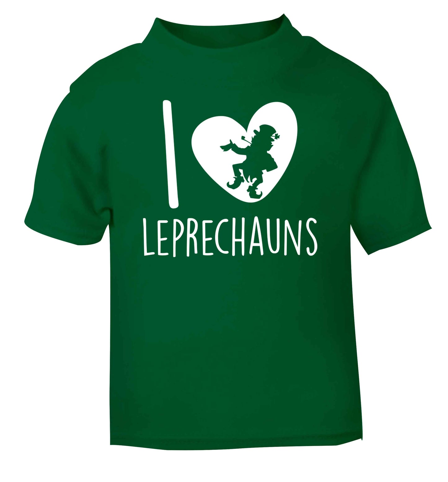 I love leprechauns green baby toddler Tshirt 2 Years
