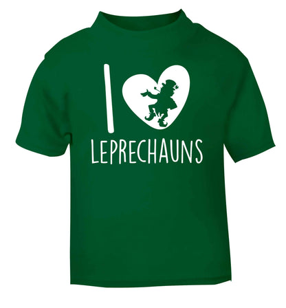 I love leprechauns green baby toddler Tshirt 2 Years
