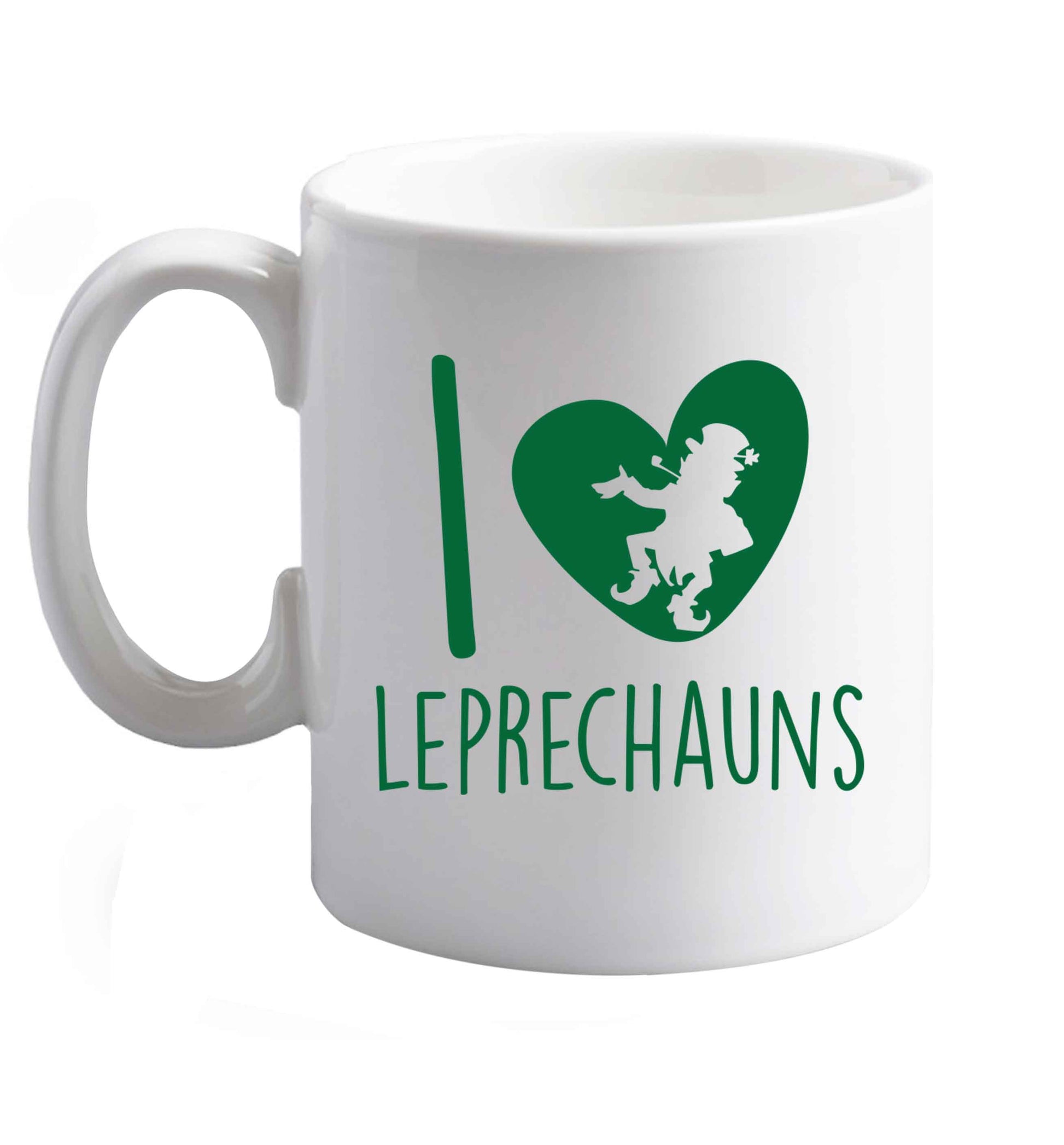 10 oz Favourite Type Pan Pancake ceramic mug right handed