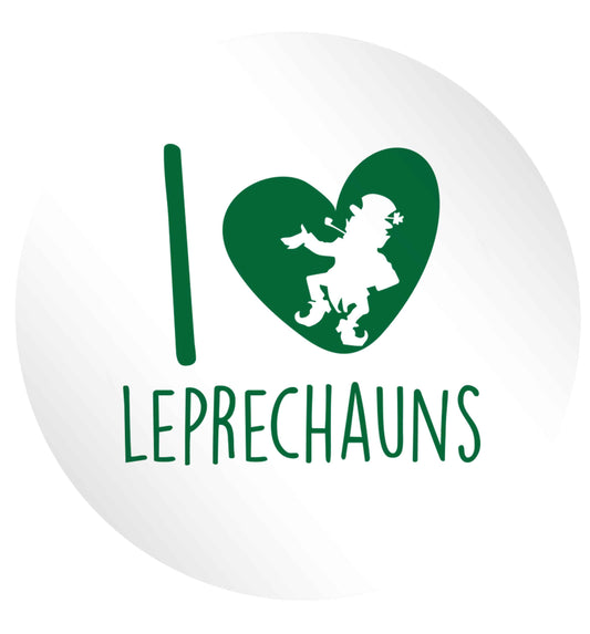 I love leprechauns 24 @ 45mm matt circle stickers